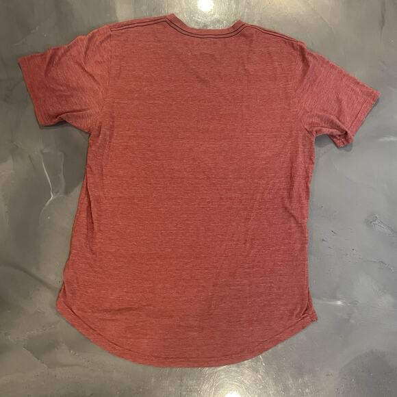 GoodLife T-Shirt Mens XL Heathered Red V Neck Pullover Short Sleeve USA Cotton - Picture 6 of 6